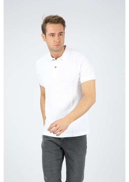 Classic Erkek Polo Yaka Pike Tişört