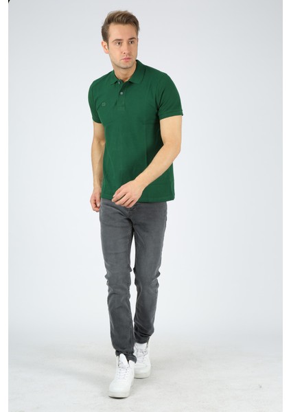 Classic Erkek Polo Yaka Pike Tişört