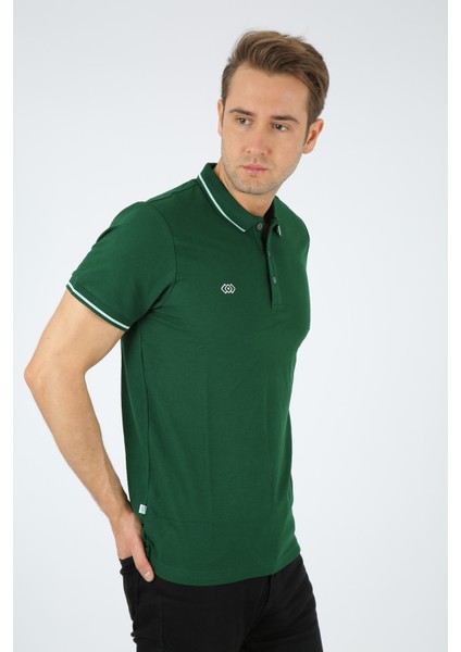 Sport Erkek Polo Çizgili Yaka Tişört fiyatları