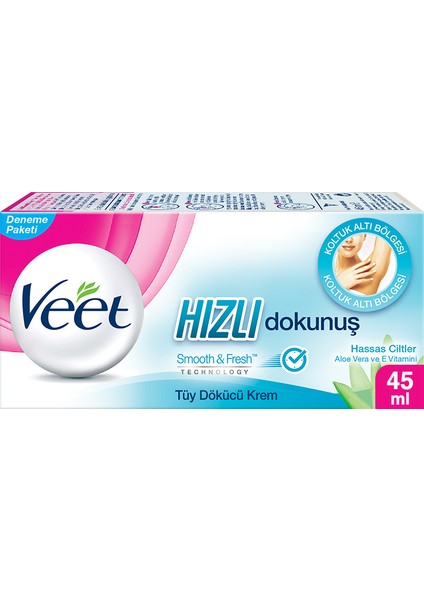 Hızlı Dokunuş Tüy Dökücü Krem 45 ml