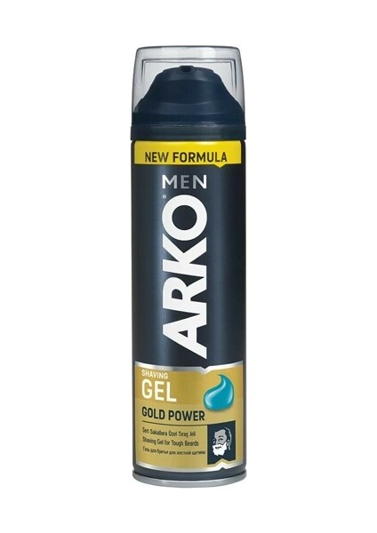 Men Tıraş Jeli Gold Power 200 ml