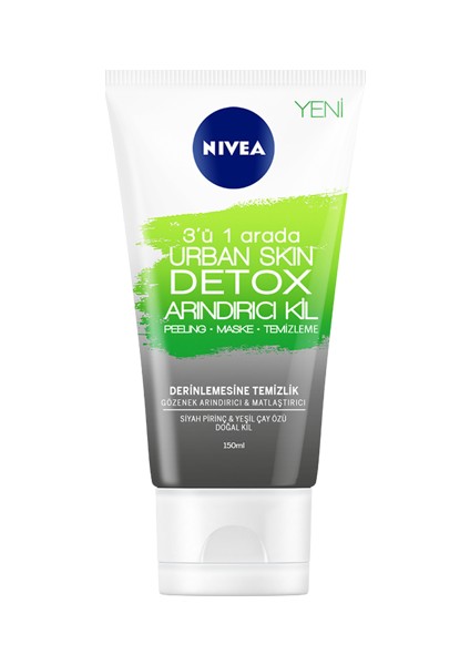 Urban Dskin Detox 3İn1 Kil 150 ml