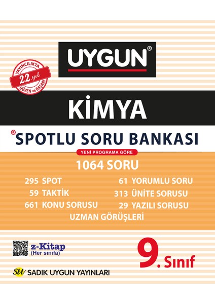 9. Sınıf Kimya Spotlu Soru Bankası