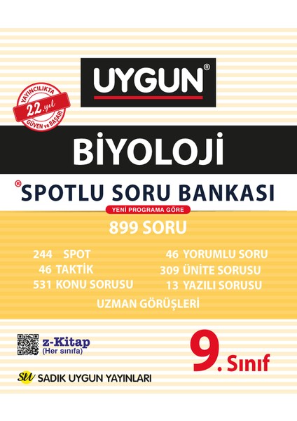 9. Sınıf Biyoloji Spotlu Soru Bankası