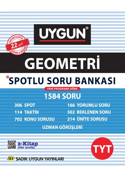 Sadık Uygun Yayınları YGS Geometri Spotlu Soru Bankası - Ali Şahin