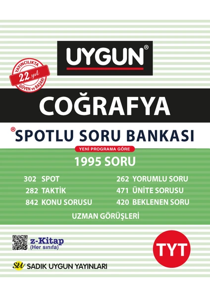 Sadık Uygun Yayınları YGS Spotlu Soru Bankası Coğrafya