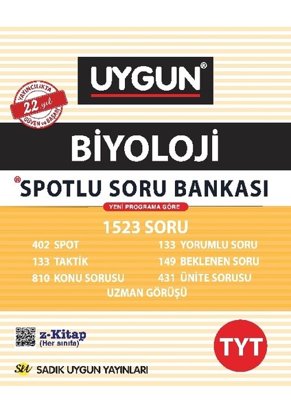 YGS Biyoloji Spotlu Soru Bankası - Özcan Gündüz