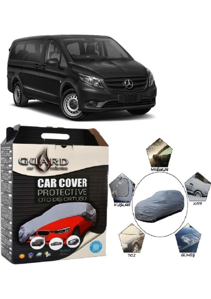 Mercedes Vito Long Uzun Kasa Minibüs Araca Özel Pvc Dikişsiz Branda