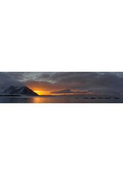 Panoramik Kış Gün Batımı Fotoğraf Kanvas Tablo fiyatları