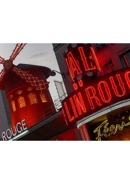 Moulin Rouge Fotoğraf Kanvas Tablo