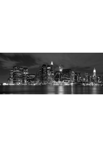 Siyah Beyaz Manhattan Fotoğraf Kanvas Tablo fiyatları