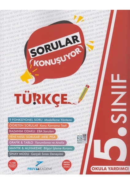 5. Sınıf Türkçe Sorular Konuşuyor Soru Bankası