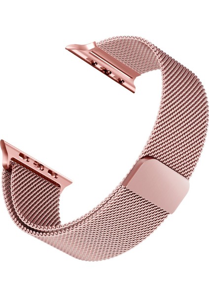 Apple Watch Uyumlu 5 40 mm Milanese Loop Kordon Rose Gold