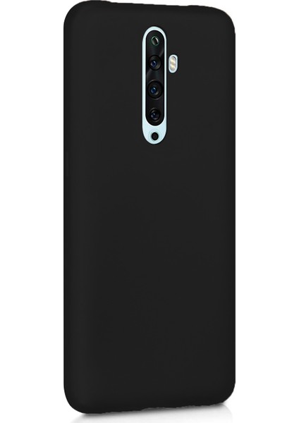 Matte Silicone Oppo Reno 2Z Kılıf Siyah