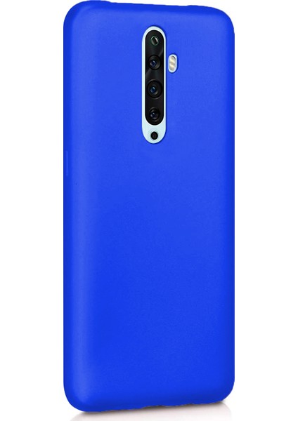 Matte Silicone Oppo Reno 2Z Kılıf Mavi