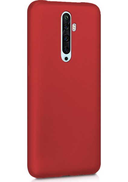 Matte Silicone Oppo Reno 2Z Kılıf Kırmızı
