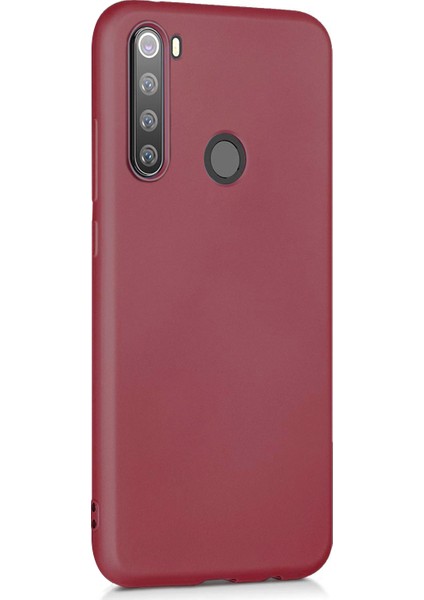Matte Silicone Xiaomi Redmi Note 8T Kılıf Mor