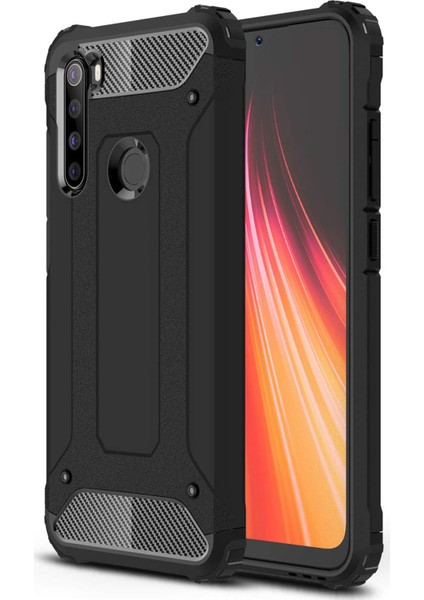 Xiaomi Redmi Note 8T Kılıf Rugged Armor Siyah