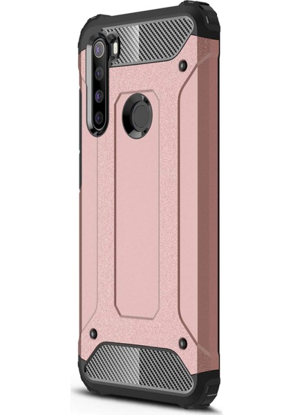 Xiaomi Redmi Note 8T Kılıf Rugged Armor Rose Gold