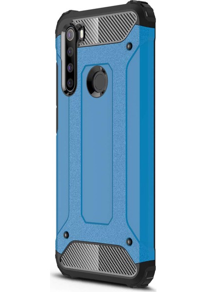 Xiaomi Redmi Note 8T Kılıf Rugged Armor Mavi