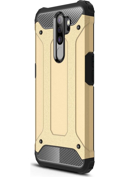 Oppo A9 2020 Kılıf Rugged Armor Gold