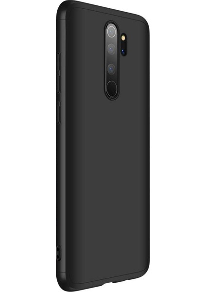 Xiaomi Redmi Note 8 Pro Kılıf Double Dip 360 Protective Siyah