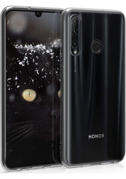 Huawei Honor 20 Lite Kılıf Transparent Soft Beyaz fiyatları
