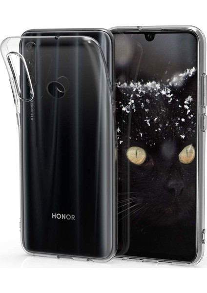 Huawei Honor 20 Lite Kılıf Transparent Soft Beyaz modelleri