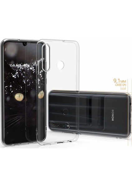 Huawei Honor 20 Lite Kılıf Transparent Soft Beyaz fırsatları