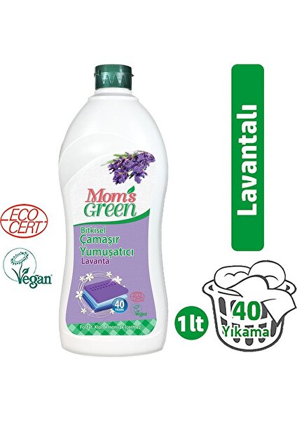 Mom's Green Lavantalı Bitkisel Çamaşır Yumuşatıcı - 1 lt