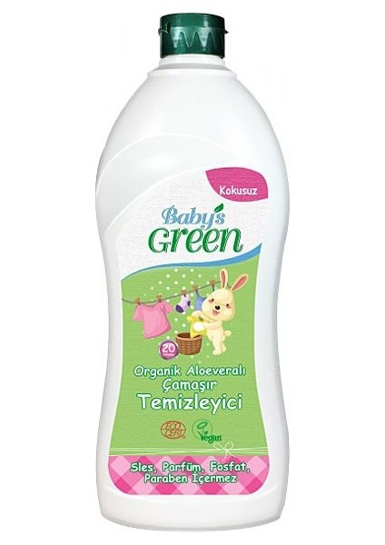 Baby's Green Organik Çamaşır Temizleyici - Kokusuz - 1 lt