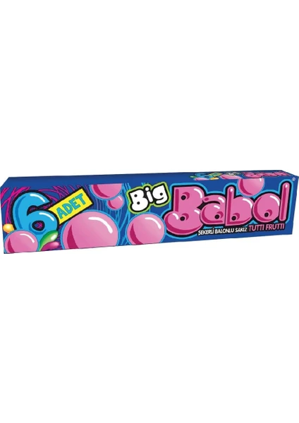 Big Babol Stick Tutti Frutti 18'li x 25 gr