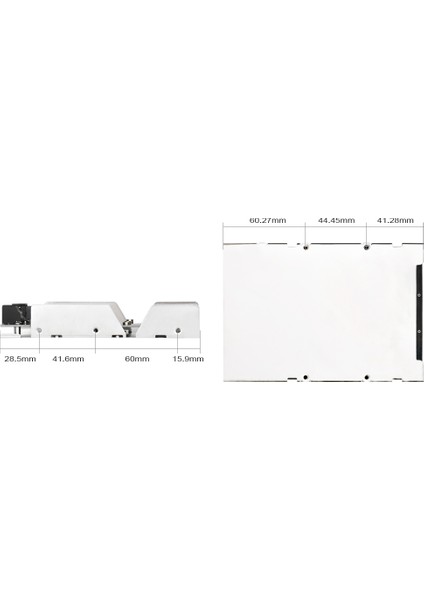 SDP12 3.5" 2 x SATA M.2 ve 1 x NVMe M.2 Dönüştürücü (SST-SDP12)