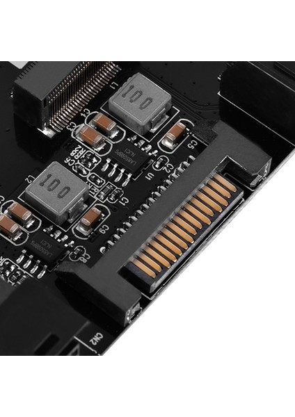 SDP12 3.5" 2 x SATA M.2 ve 1 x NVMe M.2 Dönüştürücü (SST-SDP12)