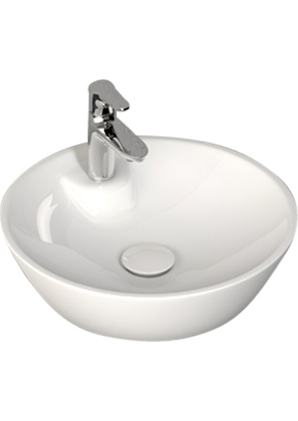 Sistemay Soft Tezgah Üstü Lavabo 45 Cm 10Sy65045Sv