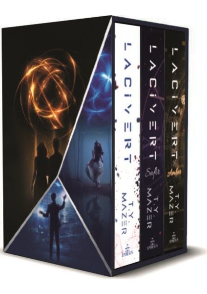 LACİVERT KUTULU SET - KARTON KAPAK (3 KİTAP) - T. Y. Mazer