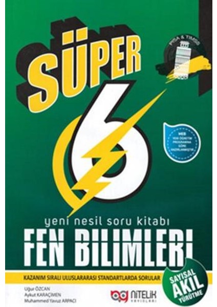 6. Sınıf Fen Bilimleri Süper Yeni Nesil Soru Bankası
