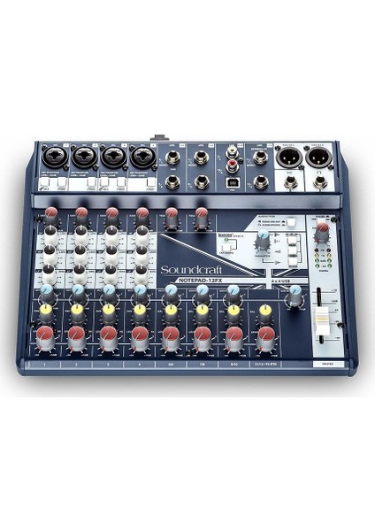 Notepad 12FX 12 Kanal Effektli Analog USB Mixer