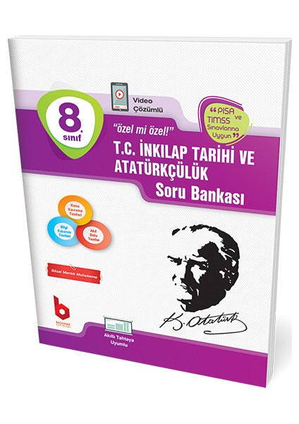 LGS 8.sınıf T.c.inkılap Tarihi ve Atatürkçülük Soru Bankası Video Çözümlü