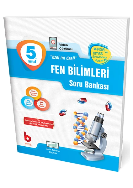 Basamak Yayınları 5.sınıf Fen Bilimleri Soru Bankası Video Çözümlü