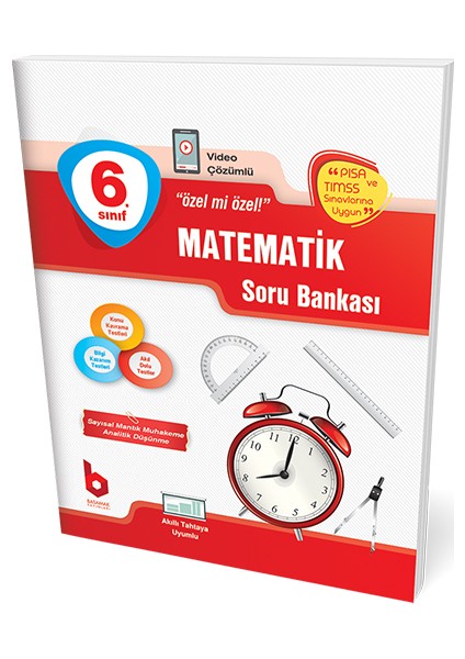 6.sınıf Matematik Soru Bankası Video Çözümlü