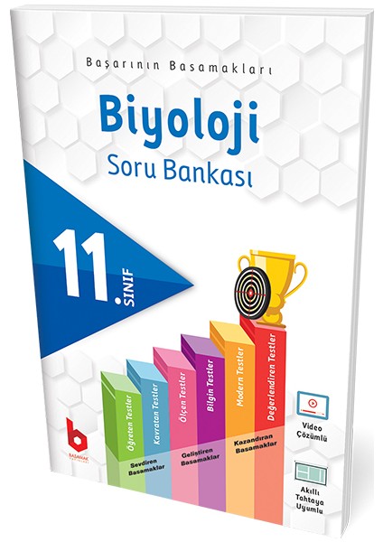 Basamak Yayınları 11.sınıf Biyoloji Soru Bankası Video Çözümlü