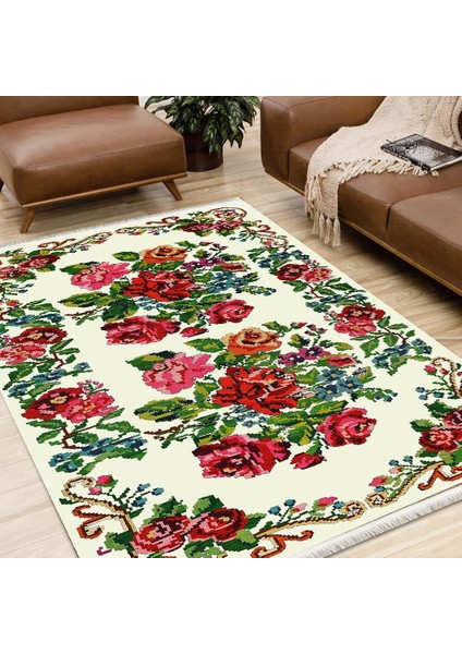 Halımax Dara Kaymaz Tabanlı Pamuk Kilim 126