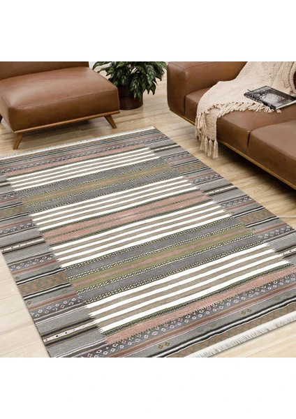 Model Halı Halımax Dara Kaymaz Tabanlı Pamuk Kilim 162