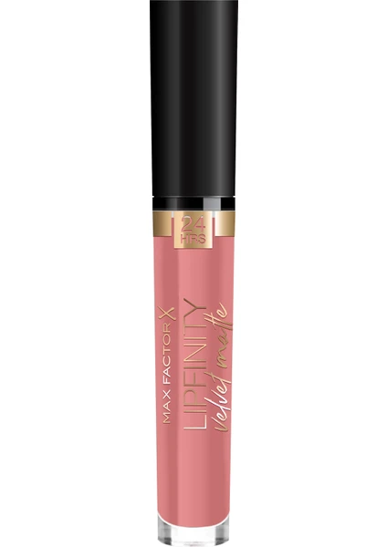 Max Factor Lipfinity Velvet Likit Mat Ruj 045 Posh Pink 3.5 ml 17Iv