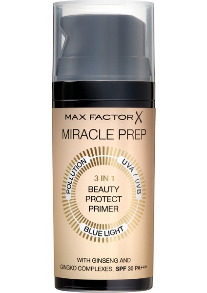 Mıracle Prep 3 İn 1 Beauty Protect Primer-Makyaj Bazı Spf30 Pa+++