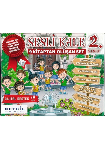 Netbil Yayınları 2. Sınıf Sesli Kale Eğitim Seti