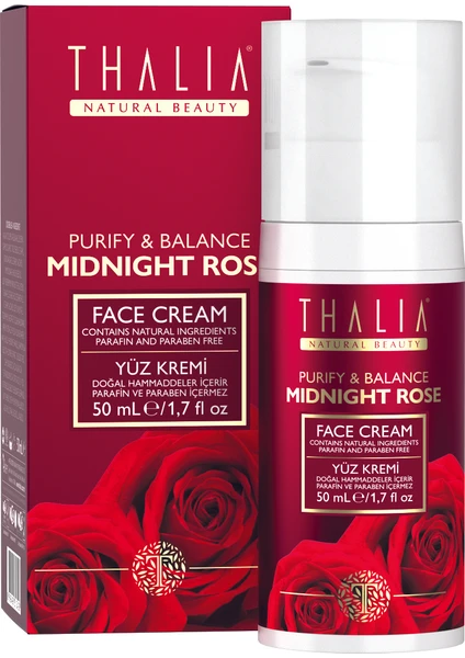 Arındırıcı Midnight Rose (Gülsuyu) Özlü Yüz Bakım Kremi - 50 ml