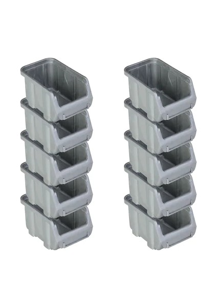 A200 Plastik Avadanlık Gri 128 x 219 x 112 mm 8'li