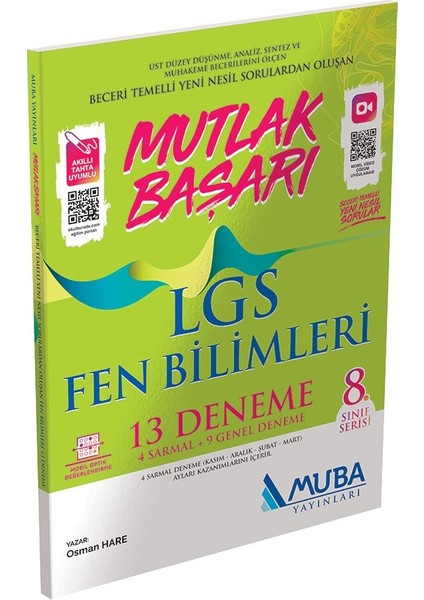 Muba Yayınları Mutlak Başarı LGS Fen Bilimleri 13 Deneme